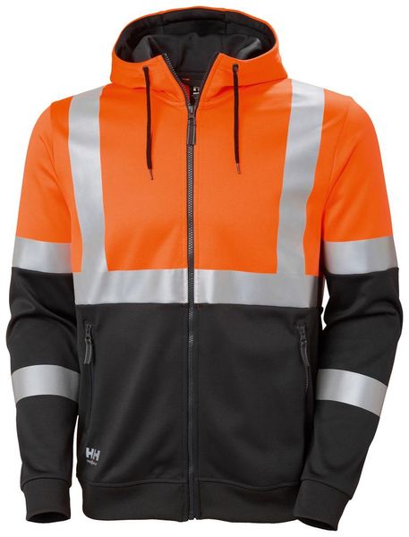 Warn-Hoodie, orange, Gr.XL