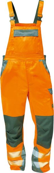 lag156109.jpg Warnlatzhose Metz, Gr. 54, orange/grau