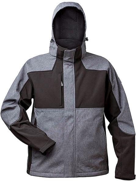 Softshelljacke Tau Gr.S, grau/schwarz