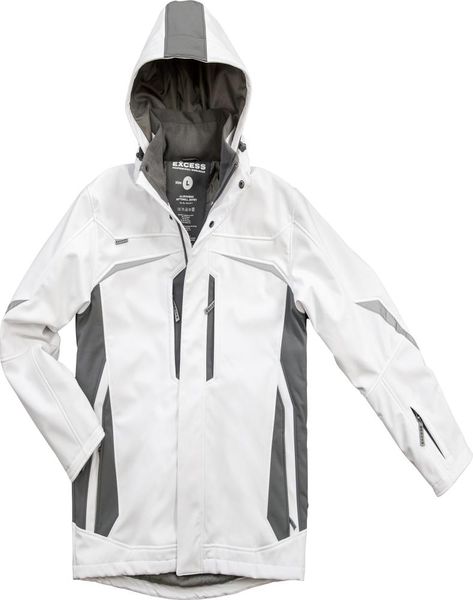 Soft-Shell Winterjacke, Gr.XL,Allrounderwhite/gr Excess