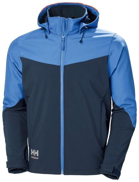 Softshelljacke Oxford, navy/stone, Gr.L
