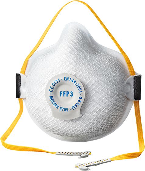 lag191384.jpg Atemschutzmaske 3705, Klimaventil, FFP3 R D Moldex