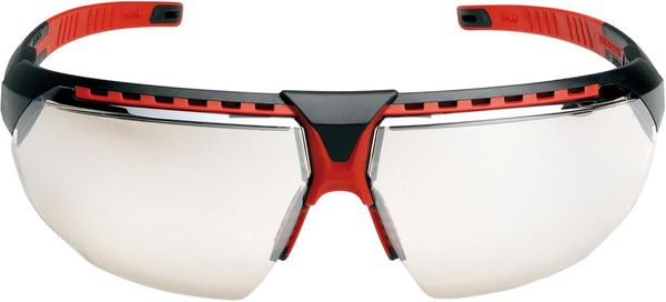 Brille AVATAR, I/O, Bügel schwarz/rot