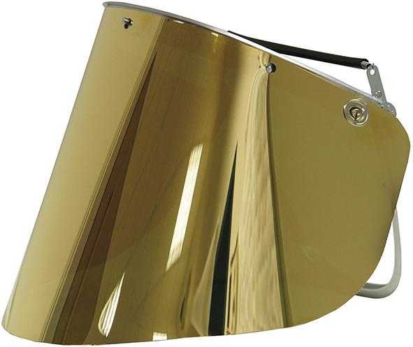 Schutzscheibe klar,PC, 500x250x1mm,goldbedampft