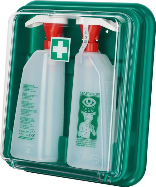 lag1105324.jpg Augenspülflasche Set2, Wandbehälter, 2 Flaschen: 620ml