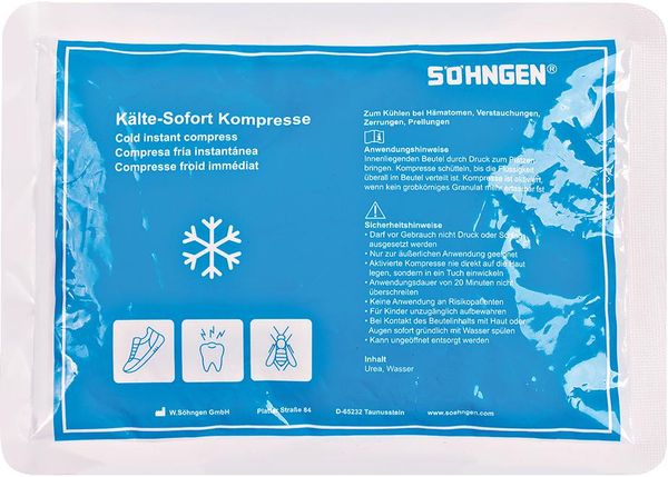 Kälte-Sofortkompresse, klein,ca. 21 x 15 cm