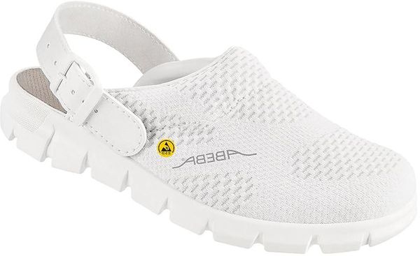 Clog 37329, OB, A, E, FO, SRC, weiß, Gr. 44 Abeba