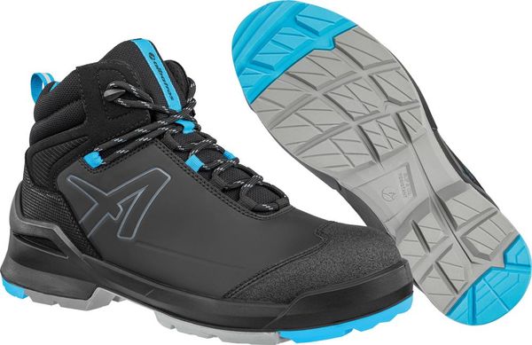 Schnürstiefel TARAVAL BLACK/BLUE MID, ESD FO SR S3L, Gr.41