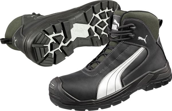 Stiefel 630210, S3,Gr.48,schwarz/silber Puma