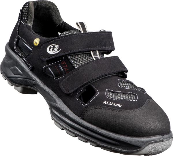 Sandale 2124A,ESD,S1, Alukappe,Gr. 47, schwarz