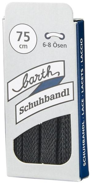 Schnürsenkel, 90 cm, anthrazit, flach