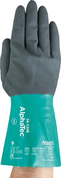 Handschuh AlphaTec 58-530B,Gr.10
