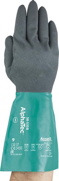 Handschuh AlphaTec 58-535B,Gr.9