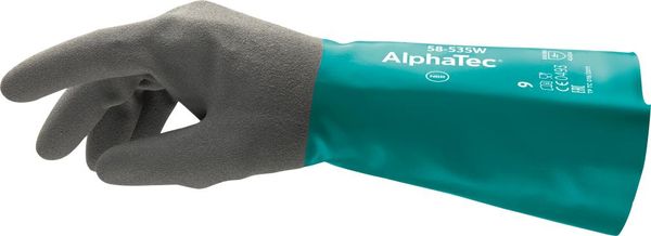 Handschuh AlphaTec 58-535W,Gr.9