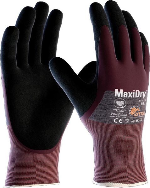 asg115619.jpg Handschuh MaxiDry 3/4 beschichtet Gr.9 ATG