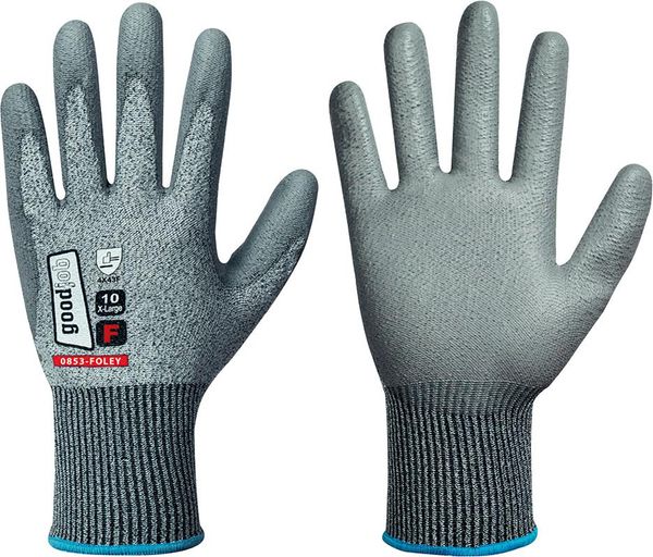 lag1105558.jpg Schnittschutzhandschuh FOLEY, Cut F, grau, Gr.10