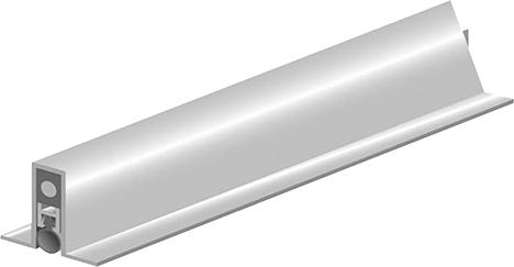 Autom.Türbodendichtung Ellen-Matic-Omega silber, L 930mm