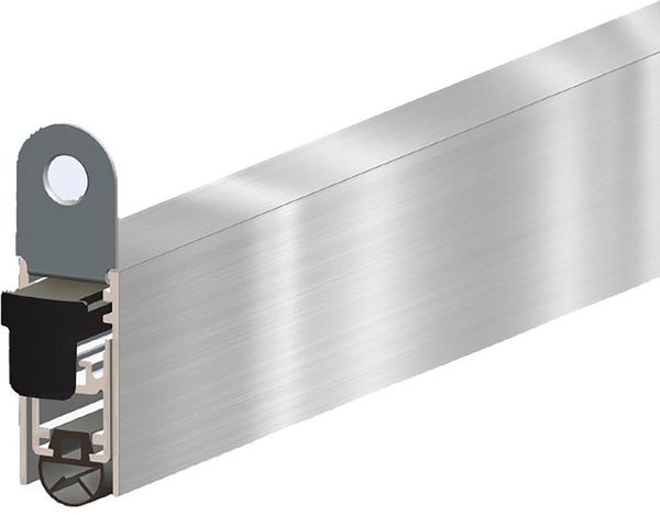 Autom. Türbodendichtung EllenMatic Uni-P m. Montagew., silber,L958