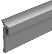 Abdeck-Fensterbankprofil L 2362 z. aufst TPE schw,H25xSt 2,7 L100m