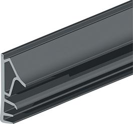 Flügelfalzdichtung 1501 SCF Silikon schw, Nb. 5xFh. 15, L150m