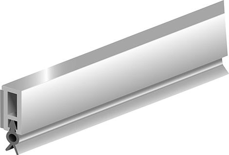 lag1105012.jpg Abdichtungsschiene PTS-ZKselbstkl. KF weiß, H 18 x L 2100mm