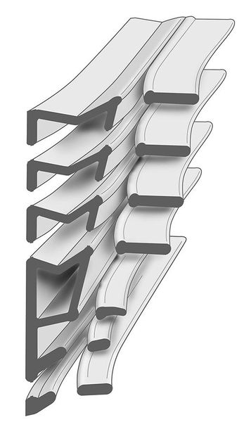 6308AC,TPE weiß 2,8-5,0 x 6,5-19,0mm DIY Progr.,L 6,5mtr