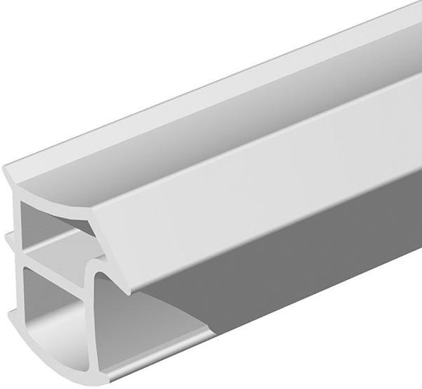 Stahlzargendichtung K2154W-PVC weiß DIY Progr.,L 5mtr