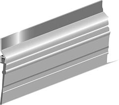 Türbodendichtung ADS-GL z. schrauben Alu silber, H 50 x L 2500mm