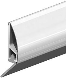 lag1104987.jpg Türbodendichtung Inox mit Lippe z. schr. Stahl silber, L 1000mm