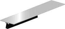 DBS Unsichtbar, z.Schrauben Alu, silber DIY Progr.,L 1000mm