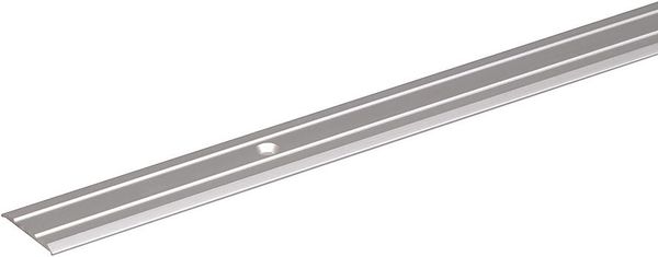 TEPPICH-UEBERGANGSSCHIENEALU SILBER ELOX. 900MM MIT 2 RILLEN