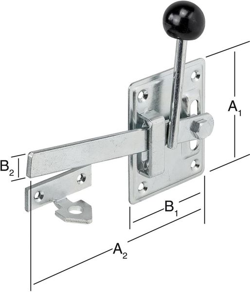 hws104305.jpg Gartentorfalle Typ 1 100x80 mm verz.