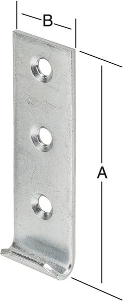 Schließhaken 44X15 geradeverz.