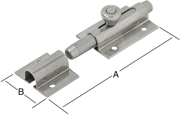 Bolz.-Knopfrieg.36X80mm Edelstahl, V2A