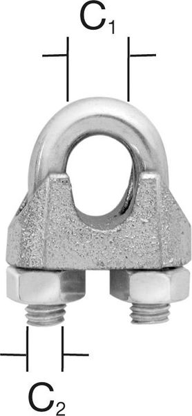 hws103755.jpg Seilklemme bis 8 mm verz. 2 St.