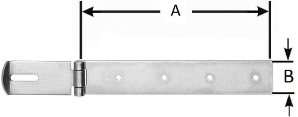 lag172250.jpg Überfalle gerade Ausführung, 200mm hell verz.