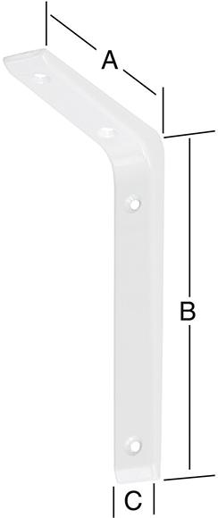 lag199674.jpg Alu-Konsolstütze 200X300 mm weiß