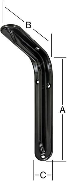Konsole 295X195 ,schwarz
