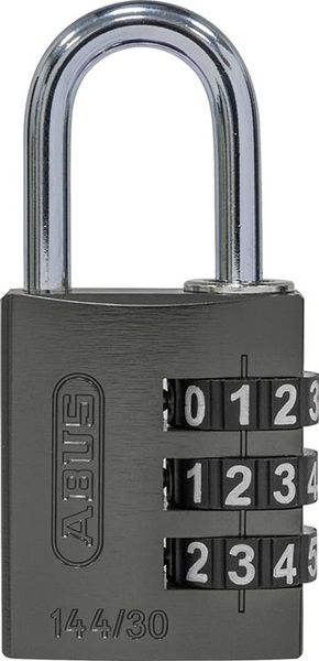 lag188631.jpg Zahlen-Hangschloss 144/30 titanium Lock-Tag