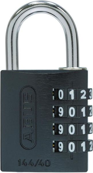 lag188632.jpg Zahlen-Hangschloss 144/40 schwarz Lock-Tag