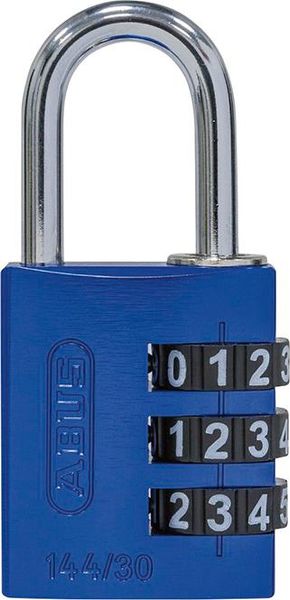 lag194339.jpg Zahlen-Hangschloss 144/30 blau Lock-Tag