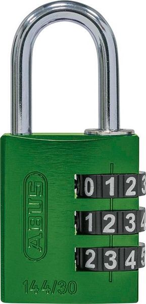 Zahlen-Hangschloss 144/30 grün Lock-Tag