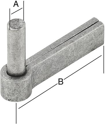 lag199683.jpg Anschweißkloben 13x55mm Eisen bl.