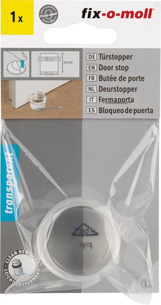 lag1103778.jpg Türstopper Kunsts Ø33/38xH30,selbstk,tra Inhalt: 1