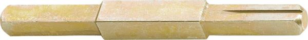 Abg.Vollstift+Nut 8/10/8x140mm Stahl vz