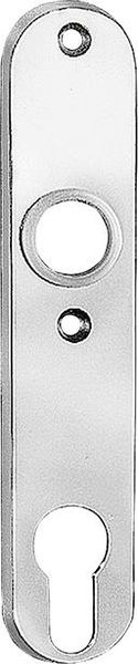 lag188647.jpg Zyl.-Kurzschild 480Z m.Zyl.-Lochung,rd.Form Leichtmetall silberfarbig