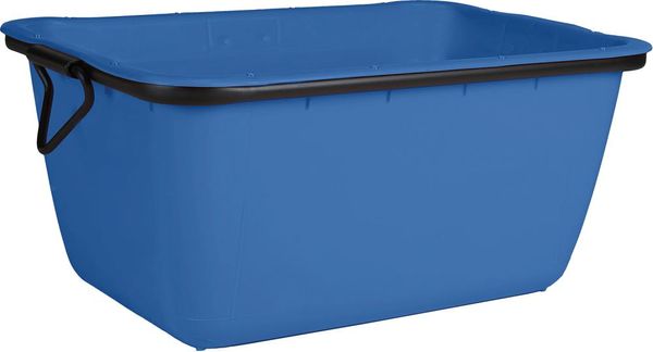 Mörtelkübel 200 L, blau kranbar