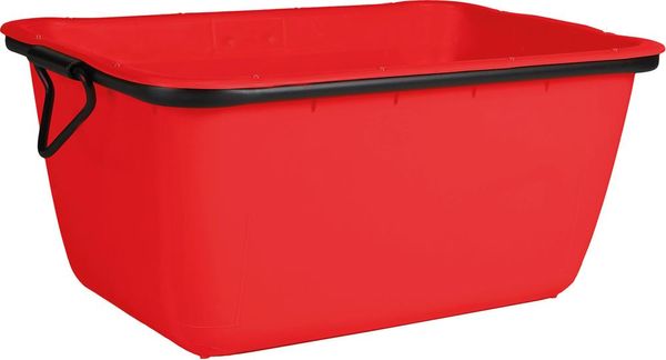 Mörtelkübel 200 L, rot kranbar