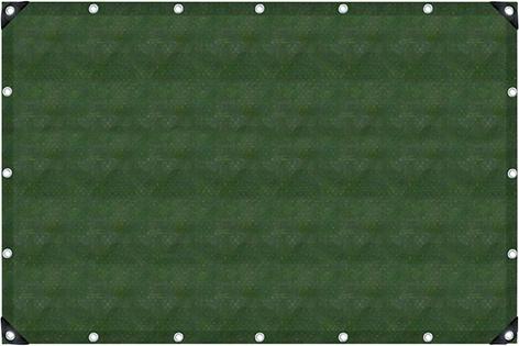Gewebeplane oliv 5x6m UV-stabilis. Ösen 50 cm