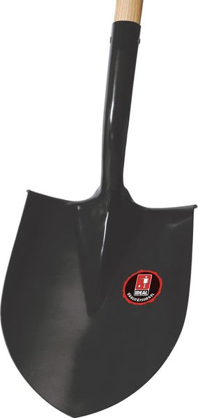 Spatenschaufel schwarz groß Gr.2 m. Stiel
